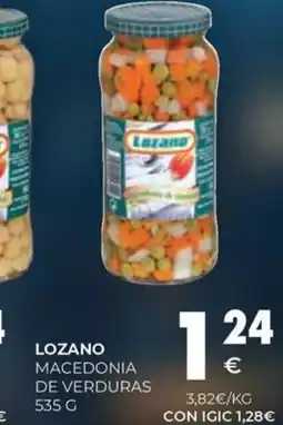 CashDiplo LOZANO macedonia de verduras oferta