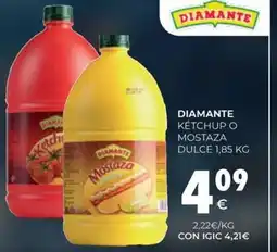 CashDiplo DIAMANTE Kétchup o mostaza dulce oferta