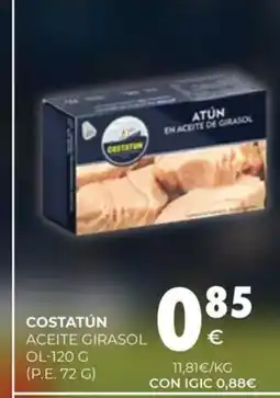 CashDiplo COSTATÚN Aceite de girasol oferta