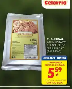 CashDiplo EL MARINAL Atún listado en aceite de girasol oferta