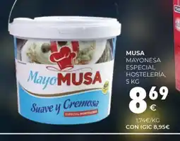 CashDiplo MUSA Mayonesa especial hostelería oferta