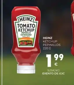 CashDiplo HEINZ Kétchup pepinillos oferta