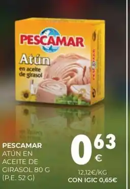 CashDiplo PESCAMAR Atún en aceite de girasol oferta