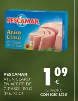 CashDiplo PESCAMAR Atún claro en aceite de girasol oferta