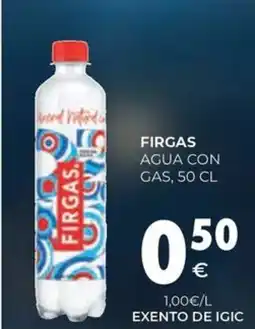 CashDiplo FIRGAS Agua con gas oferta