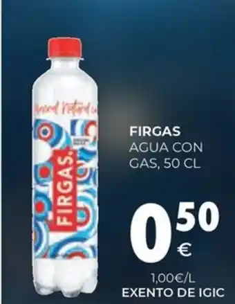 CashDiplo FIRGAS Agua con gas oferta
