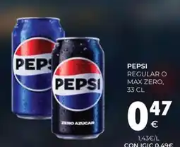 CashDiplo PEPSI Regular o max zero oferta