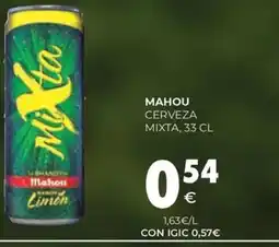 CashDiplo MAHOU Cerveza mixta oferta