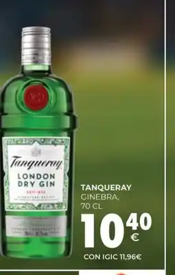 CashDiplo TANQUERAY Ginebra oferta