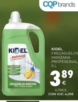 CashDiplo KIDEL Fregasuelos manzana profesional oferta