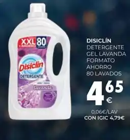CashDiplo DISICLÍN Detergente gel lavanda formato ahorro 80 lavados oferta