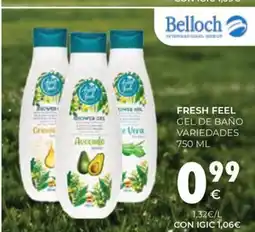 CashDiplo FRESH FEEL Gel de baño variedades oferta