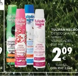 CashDiplo TULIPÁN NEGRO Desodorante spray variedades oferta