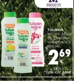 CashDiplo TULIPÁN Negro agua de colonia variedades oferta