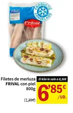 SPAR FRIVAL Filetes de merluza con piel oferta