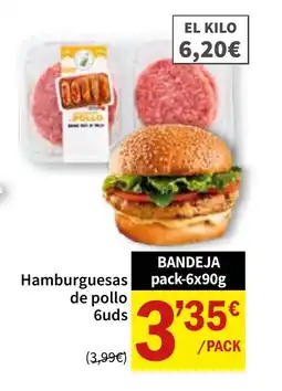SPAR Hamburguesas de pollo oferta