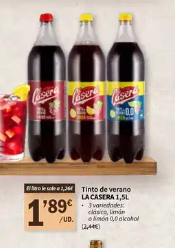 SPAR LA CASERA Tinto de verano oferta