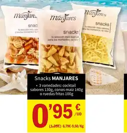 SPAR MANJARES Snacks oferta