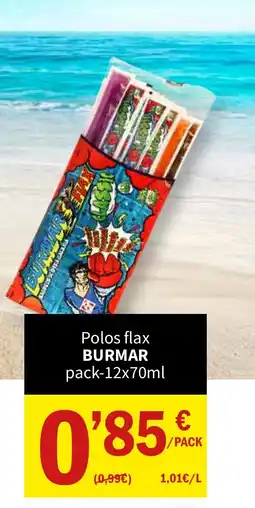 SPAR BURMAR Polos flax oferta