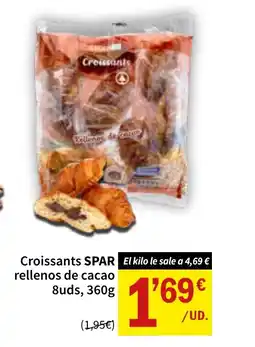 SPAR SPAR Croissants rellenos de cacao oferta