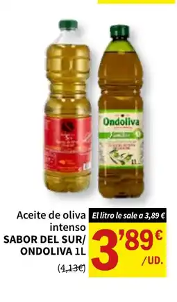 SPAR SABOR DEL SUR/ ONDOLIVA Aceite de oliva oferta