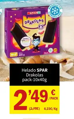 SPAR SPAR Helado Drakolas oferta