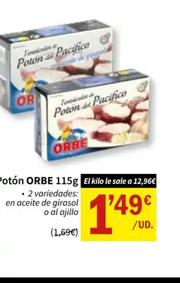 SPAR ORBE Potón oferta