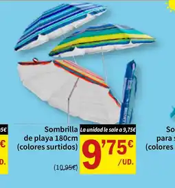 SPAR Sombrilla de playa oferta