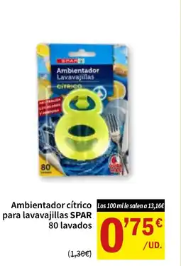 SPAR SPAR Ambientador cítrico para lavavajillas 80 lavados oferta