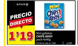 SPAR CHIPS AHOY Mini galletas oferta