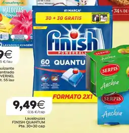 Plenus Supermercados FINISH QUANTUM Lavalouzas oferta