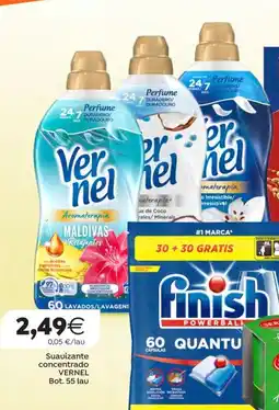 Plenus Supermercados VERNEL Suavizante concentrado oferta