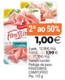 Plenus Supermercados FINISSIMAS CAMPOFRIO Xamón cocido/ Peituga de pavo oferta