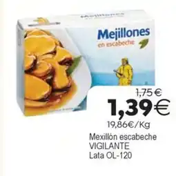 Plenus Supermercados VIGILANTE Mexillón escabeche oferta