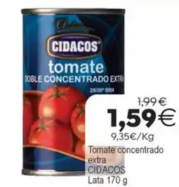 Plenus Supermercados CIDACOS Tomate concentrado extra oferta