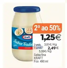 Plenus Supermercados KRAFT Salsa fina oferta