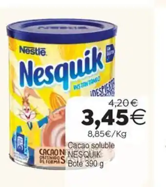 Plenus Supermercados NESQUIK Cacao soluble oferta
