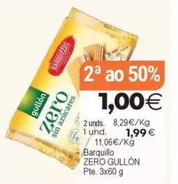 Plenus Supermercados ZERO GULLÓN Barquillo oferta