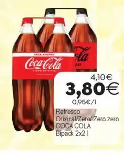 Plenus Supermercados COCA COLA Refresco Orixinal/Zero/ Zero zero oferta