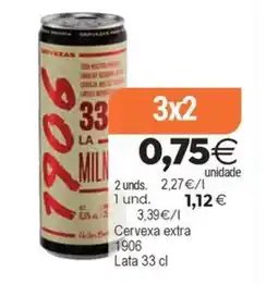 Plenus Supermercados 1906 Cervexa extra oferta