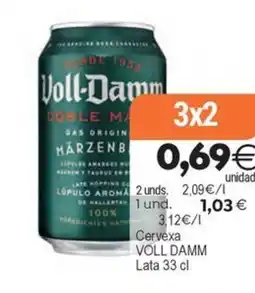 Plenus Supermercados VOLL DAMM Cervexa oferta