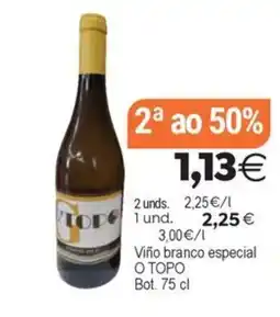 Plenus Supermercados O TOPO Viño branco especial oferta
