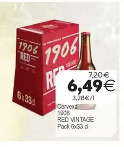 Plenus Supermercados RED VINTAGE Cervexa 1906 oferta