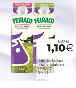 Plenus Supermercados FEIRACO Leite sen lactosa descremada/semi oferta