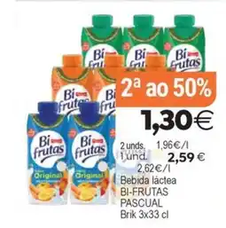 Plenus Supermercados BI-FRUTAS PASCUAL Bebida láctea oferta