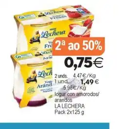 Plenus Supermercados LA LECHERA iogur con amorodos arandos oferta