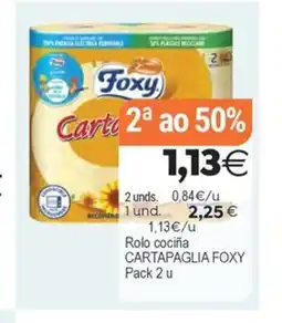 Plenus Supermercados CARTAPAGLIA FOXY Pack 2 Rolo cociña oferta