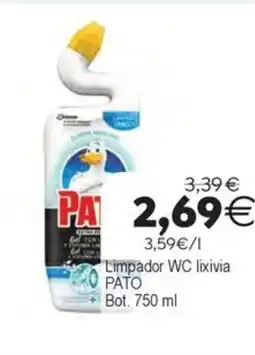 Plenus Supermercados PATO Limpador WC lixivia oferta