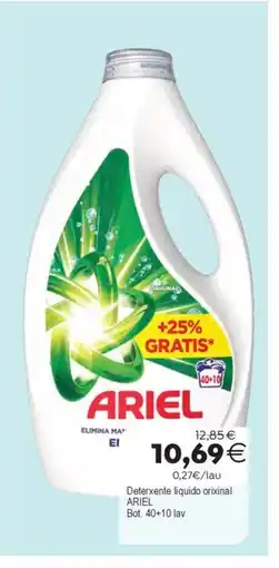Plenus Supermercados ARIEL Deterxente liquido orixinal oferta