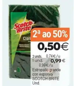 Plenus Supermercados SCOTH BRITE Estropallo grande con esponxa oferta
